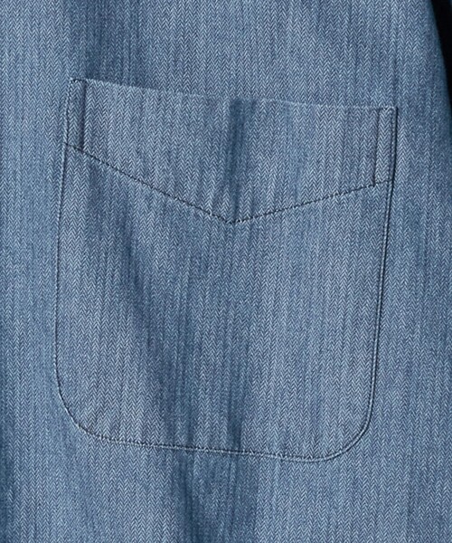 BROOKS BROTHERS（ブルックスブラザーズ）の「＜Brooks Brothers × NEAT＞ DENIM SHIRT/シャツ（シャツ/ブラウス・メンズ・ライトブルー・L/M/XL）」の18枚目の写真