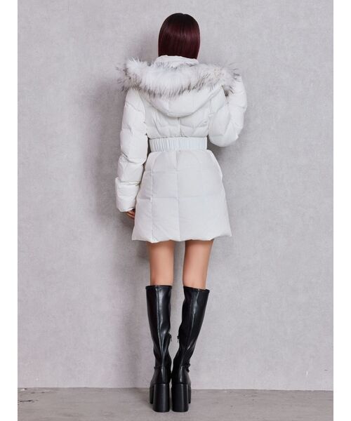 GYDA（ジェイダ）の「ストレッチチャンキーブーツ（ブーツ・レディース・アイボリー/ブラック・SMALL/MEDIUM/LARGE）」の6枚目の写真