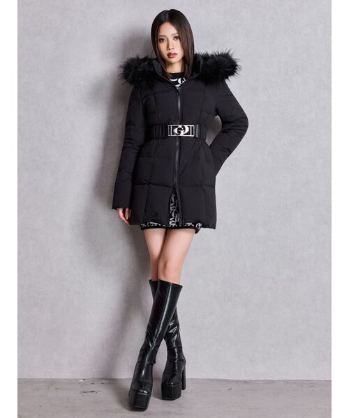GYDA（ジェイダ）の「ストレッチチャンキーブーツ（ブーツ・レディース・アイボリー/ブラック・SMALL/MEDIUM/LARGE）」の15枚目の写真