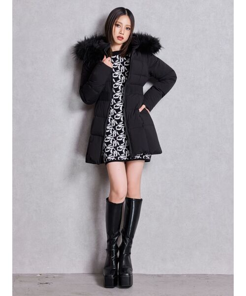GYDA（ジェイダ）の「ストレッチチャンキーブーツ（ブーツ・レディース・アイボリー/ブラック・SMALL/MEDIUM/LARGE）」の16枚目の写真