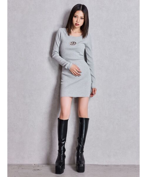 GYDA（ジェイダ）の「ストレッチチャンキーブーツ（ブーツ・レディース・アイボリー/ブラック・SMALL/MEDIUM/LARGE）」の17枚目の写真