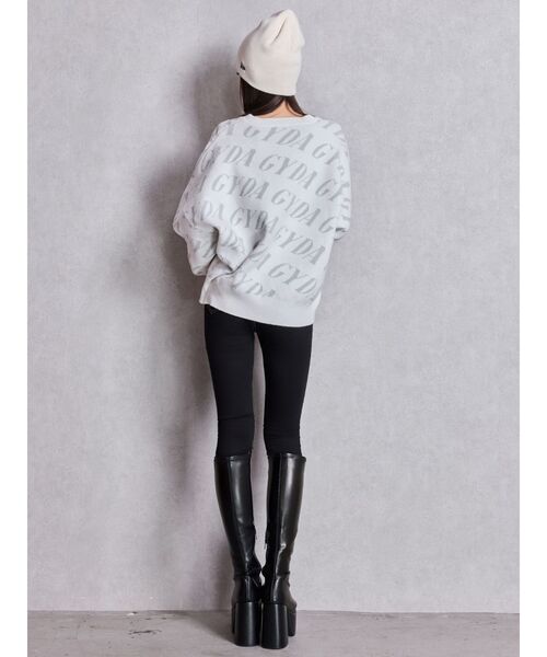 GYDA（ジェイダ）の「ストレッチチャンキーブーツ（ブーツ・レディース・アイボリー/ブラック・SMALL/MEDIUM/LARGE）」の20枚目の写真
