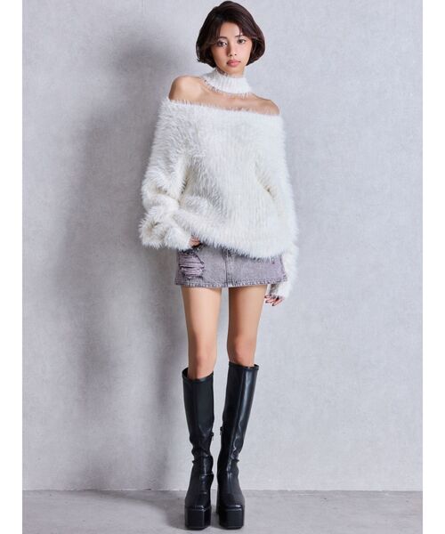 セール】ストレッチチャンキーブーツ（ブーツ）｜GYDA（ジェイダ）の