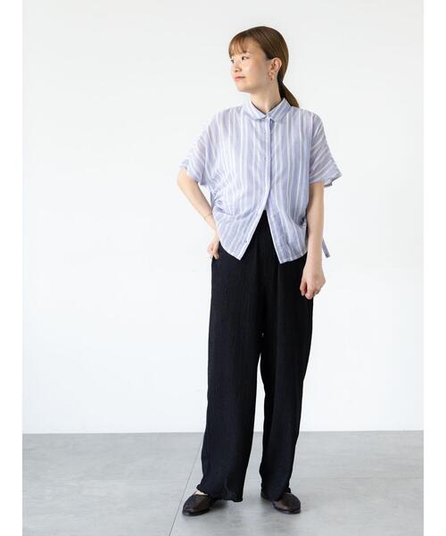 Lugnoncure（ルノンキュール）の「ジャカードイージーパンツ（その他パンツ・レディース・ブラック/ブラウン/グレー・F）」の11枚目の写真