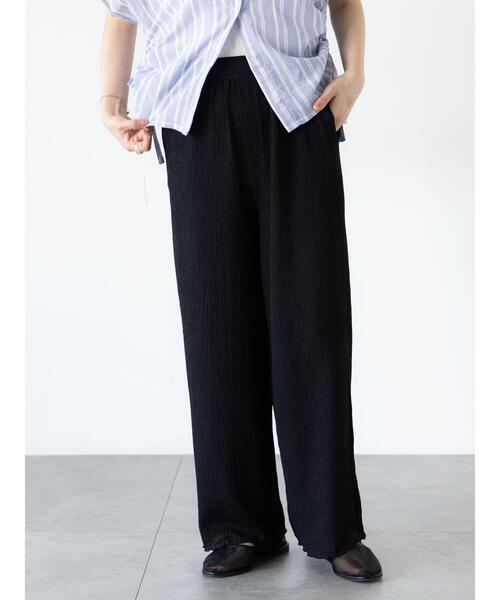 Lugnoncure（ルノンキュール）の「ジャカードイージーパンツ（その他パンツ・レディース・ブラック/ブラウン/グレー・F）」の12枚目の写真