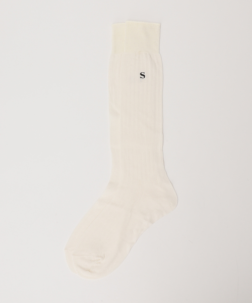 Spick & Span（スピックアンドスパン）の「MARCOMONDE/マルコモンド for  SS 別注lettered SOX（ソックス/靴下・レディース・グレー/ホワイト・FREE）」の11枚目の写真