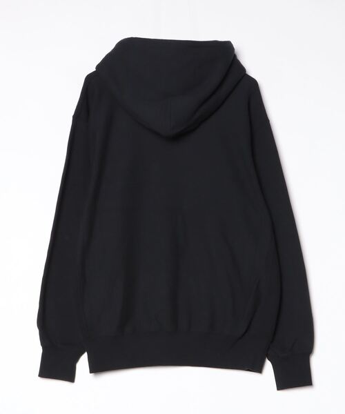 JOHN LAWRENCE SULLIVAN（ジョンローレンスサリバン）の「SWEAT STUCKED HOODIE（パーカー・レディース・ブラック・ONE SIZE）」の2枚目の写真