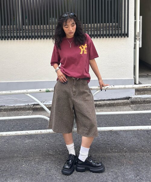 WHO'S WHO gallery（フーズフーギャラリー）の「PATTERNED TWILL SHORTS（チノパンツ・レディース・ブラウン/カーキ・FREE）」の9枚目の写真