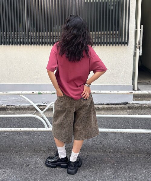 WHO'S WHO gallery（フーズフーギャラリー）の「PATTERNED TWILL SHORTS（チノパンツ・レディース・ブラウン/カーキ・FREE）」の11枚目の写真