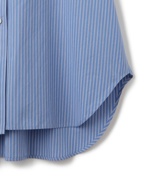 ADAM ET ROPE'（アダムエロペ）の「タックスリーブシャツ（シャツ/ブラウス・レディース・サックスブルー/ベージュ系その他・FREE）」の5枚目の写真