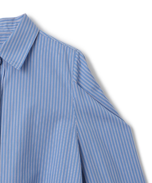 ADAM ET ROPE'（アダムエロペ）の「タックスリーブシャツ（シャツ/ブラウス・レディース・サックスブルー/ベージュ系その他・FREE）」の6枚目の写真