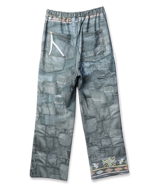 DISCOVERED(ディスカバード)の「CRUST TROMPELOEIL PANTS(スウェットパンツ・メンズ・ブラック・1/3)」の7枚目の写真