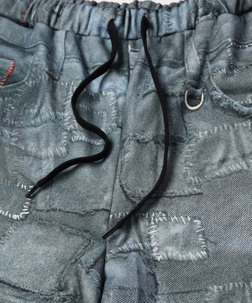 DISCOVERED(ディスカバード)の「CRUST TROMPELOEIL PANTS(スウェットパンツ・メンズ・ブラック・1/3)」の6枚目の写真