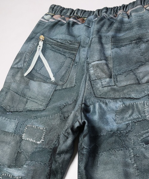 DISCOVERED(ディスカバード)の「CRUST TROMPELOEIL PANTS(スウェットパンツ・メンズ・ブラック・1/3)」の3枚目の写真