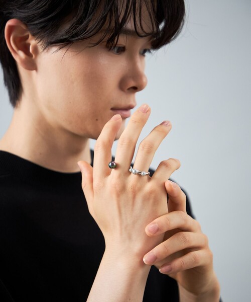 Jouete（ジュエッテ）の「[トゥーリング] カラーパール（リング・レディース・プラチナム/イエローゴールド・M/S）」の10枚目の写真