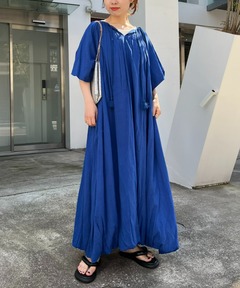 ワンピース AMERI wd2x Ameri（アメリ）の「2WAY DENIM RANDOM SHIRRING DRESS