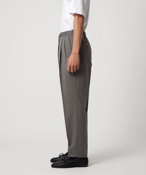 UNITED ARROWS(ユナイテッドアローズ)の「2プリーツ キャロットパンツ -ストレッチ-(その他パンツ・メンズ・グレー系・L/S/XL/M)」の6枚目の写真
