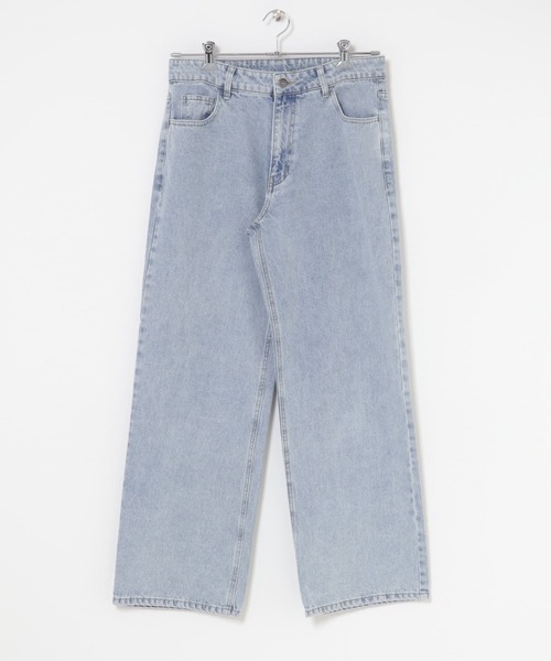SENSE OF PLACE by URBAN RESEARCH（センスオブプレイスバイアーバンリサーチ）の「ストレートデニムパンツ（デニムパンツ・メンズ・ライトインディゴブルー/ブラウン/ブラック・MEDIUM/SMALL/LARGE）」の11枚目の写真