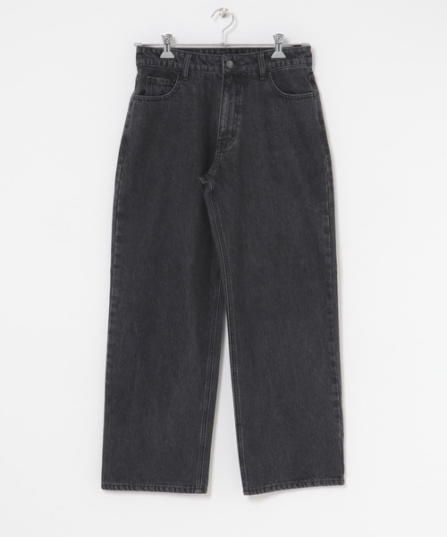 SENSE OF PLACE by URBAN RESEARCH（センスオブプレイスバイアーバンリサーチ）の「ストレートデニムパンツ（デニムパンツ・メンズ・ライトインディゴブルー/ブラウン/ブラック・MEDIUM/SMALL/LARGE）」の13枚目の写真
