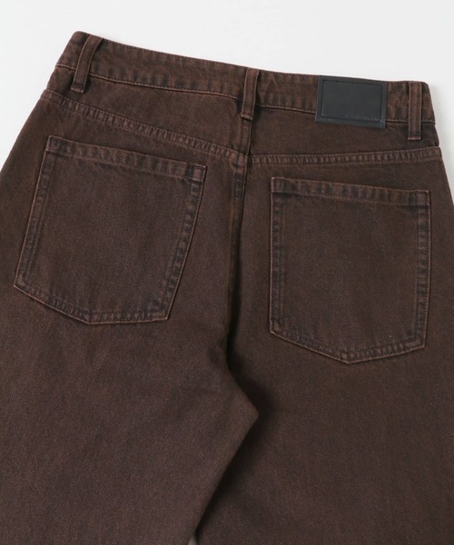 SENSE OF PLACE by URBAN RESEARCH（センスオブプレイスバイアーバンリサーチ）の「ストレートデニムパンツ（デニムパンツ・メンズ・ライトインディゴブルー/ブラウン/ブラック・MEDIUM/SMALL/LARGE）」の19枚目の写真