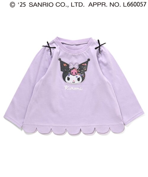sanrio（サンリオ）の「サンリオキャラクターズスカラップTシャツ（Tシャツ/カットソー・キッズ・イエロー/ラベンダー/レッド/ピンク/サックスブルー・90/100/110/120/80/130/140）」の12枚目の写真