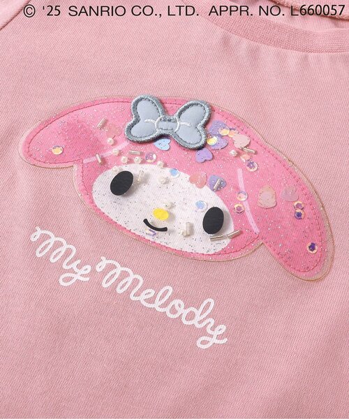 sanrio（サンリオ）の「サンリオキャラクターズスカラップTシャツ（Tシャツ/カットソー・キッズ・イエロー/ラベンダー/レッド/ピンク/サックスブルー・90/100/110/120/80/130/140）」の22枚目の写真