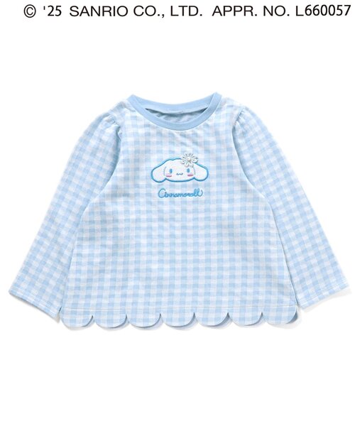 sanrio（サンリオ）の「サンリオキャラクターズスカラップTシャツ（Tシャツ/カットソー・キッズ・イエロー/ラベンダー/レッド/ピンク/サックスブルー・90/100/110/120/80/130/140）」の16枚目の写真