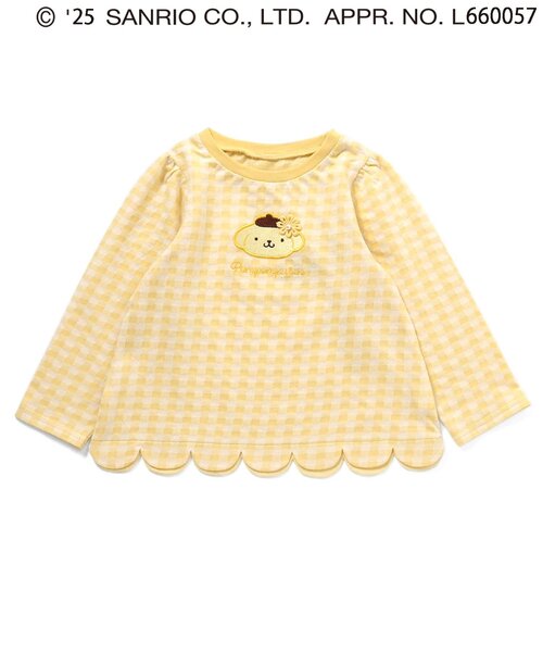 sanrio（サンリオ）の「サンリオキャラクターズスカラップTシャツ（Tシャツ/カットソー・キッズ・イエロー/ラベンダー/レッド/ピンク/サックスブルー・90/100/110/120/80/130/140）」の17枚目の写真