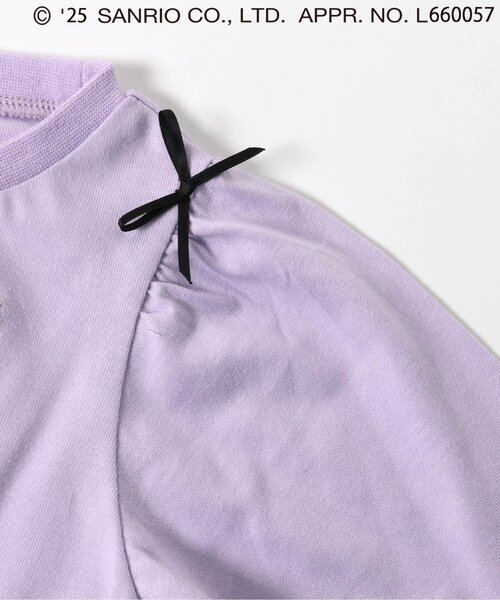 sanrio（サンリオ）の「サンリオキャラクターズスカラップTシャツ（Tシャツ/カットソー・キッズ・イエロー/ラベンダー/レッド/ピンク/サックスブルー・90/100/110/120/80/130/140）」の19枚目の写真