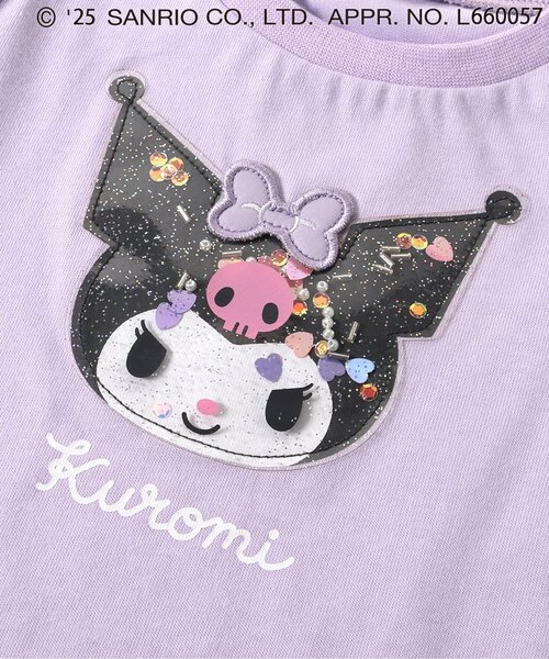 sanrio（サンリオ）の「サンリオキャラクターズスカラップTシャツ（Tシャツ/カットソー・キッズ・イエロー/ラベンダー/レッド/ピンク/サックスブルー・90/100/110/120/80/130/140）」の21枚目の写真