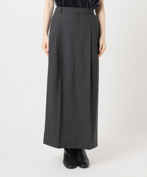 CITYSHOP（シティーショップ）の「《追加2》SLACKS LIKE スカート（スカート・レディース・ブラック/チャコールグレー・38/36）」の14枚目の写真