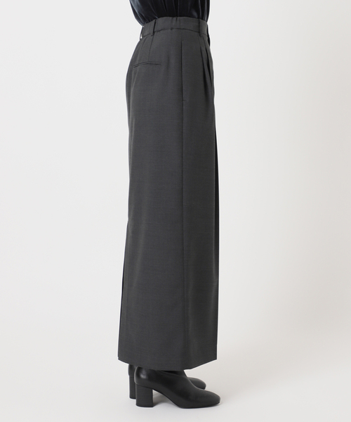 CITYSHOP（シティーショップ）の「《追加2》SLACKS LIKE スカート（スカート・レディース・ブラック/チャコールグレー・38/36）」の17枚目の写真