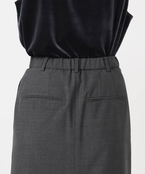 CITYSHOP（シティーショップ）の「《追加2》SLACKS LIKE スカート（スカート・レディース・ブラック/チャコールグレー・38/36）」の18枚目の写真