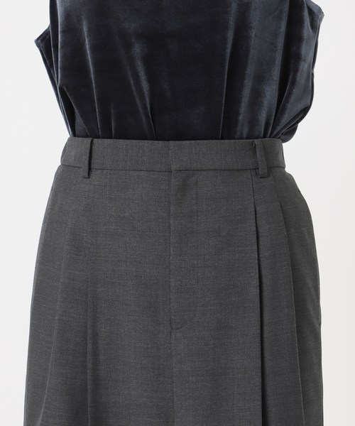 CITYSHOP（シティーショップ）の「《追加2》SLACKS LIKE スカート（スカート・レディース・ブラック/チャコールグレー・38/36）」の20枚目の写真