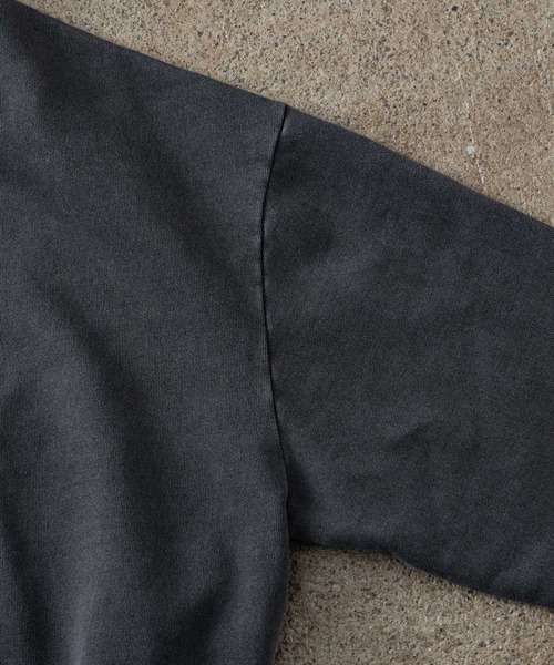 ADAMASTE（アダマスト）の「Double Zip-Up Short Hoodie - ダブルジップショートフーディー【短丈】（パーカー・メンズ・ダークグレー/ライトグレー/レッド/ブルー/ブラウン/ブラック/ブルー系その他/レッド系その他/ピンク・MEDIUM/LARGE）」の17枚目の写真