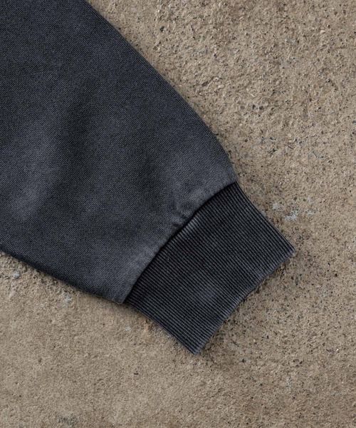 ADAMASTE（アダマスト）の「Double Zip-Up Short Hoodie - ダブルジップショートフーディー【短丈】（パーカー・メンズ・ダークグレー/ライトグレー/レッド/ブルー/ブラウン/ブラック/ブルー系その他/レッド系その他/ピンク・MEDIUM/LARGE）」の18枚目の写真