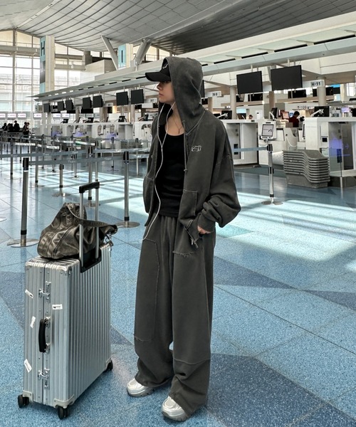 Double Zip-Up Short Hoodie - ダブルジップショートフーディー【短丈