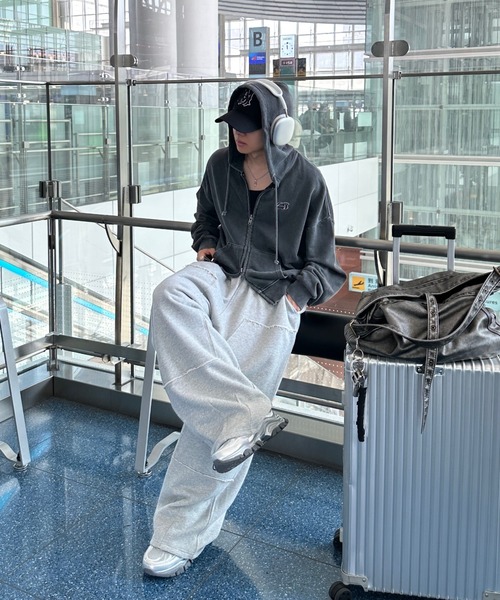 Double Zip-Up Short Hoodie - ダブルジップショートフーディー【短丈