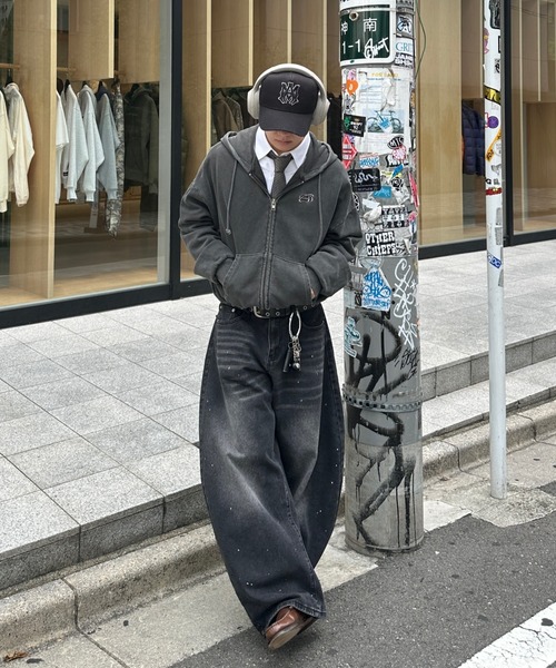 Double Zip-Up Short Hoodie - ダブルジップショートフーディー【短丈