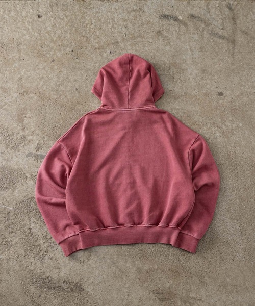pigment double zip hoodie - ピグメントダブルジップフーディー