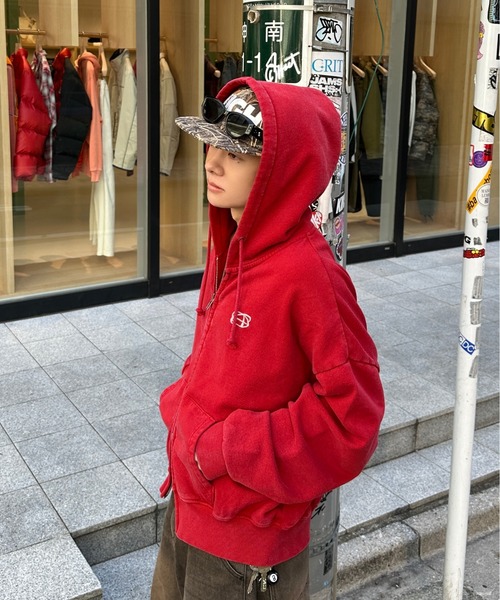Double Zip-Up Short Hoodie - ダブルジップショートフーディー【短丈