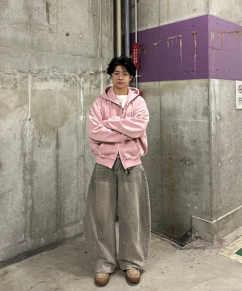 Double Zip-Up Short Hoodie - ダブルジップショートフーディー【短丈