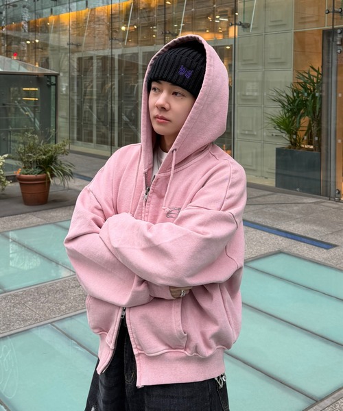 Double Zip-Up Short Hoodie - ダブルジップショートフーディー【短丈
