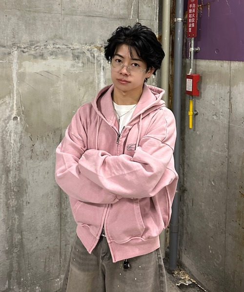 Double Zip-Up Short Hoodie - ダブルジップショートフーディー【短丈