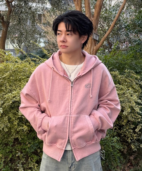 Double Zip-Up Short Hoodie - ダブルジップショートフーディー【短丈