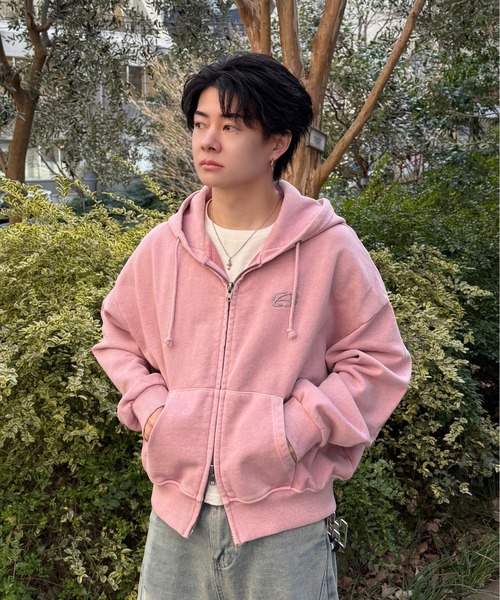 Double Zip-Up Short Hoodie - ダブルジップショートフーディー【短丈