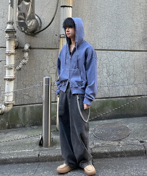 Double Zip-Up Short Hoodie - ダブルジップショートフーディー【短丈