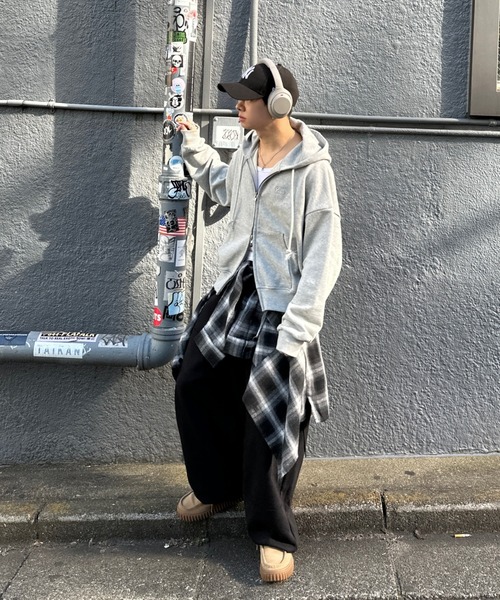 Double Zip-Up Short Hoodie - ダブルジップショートフーディー【短丈