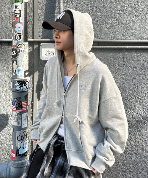 Double Zip-Up Short Hoodie - ダブルジップショートフーディー【短丈