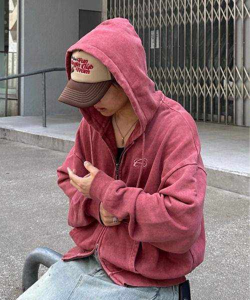 Double Zip-Up Short Hoodie - ダブルジップショートフーディー【短丈